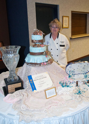 Susan Updegraff with her winning entry